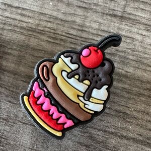 Cupcake with Cherry on top Shoe Charm CROCS Jibbitz 5/$20